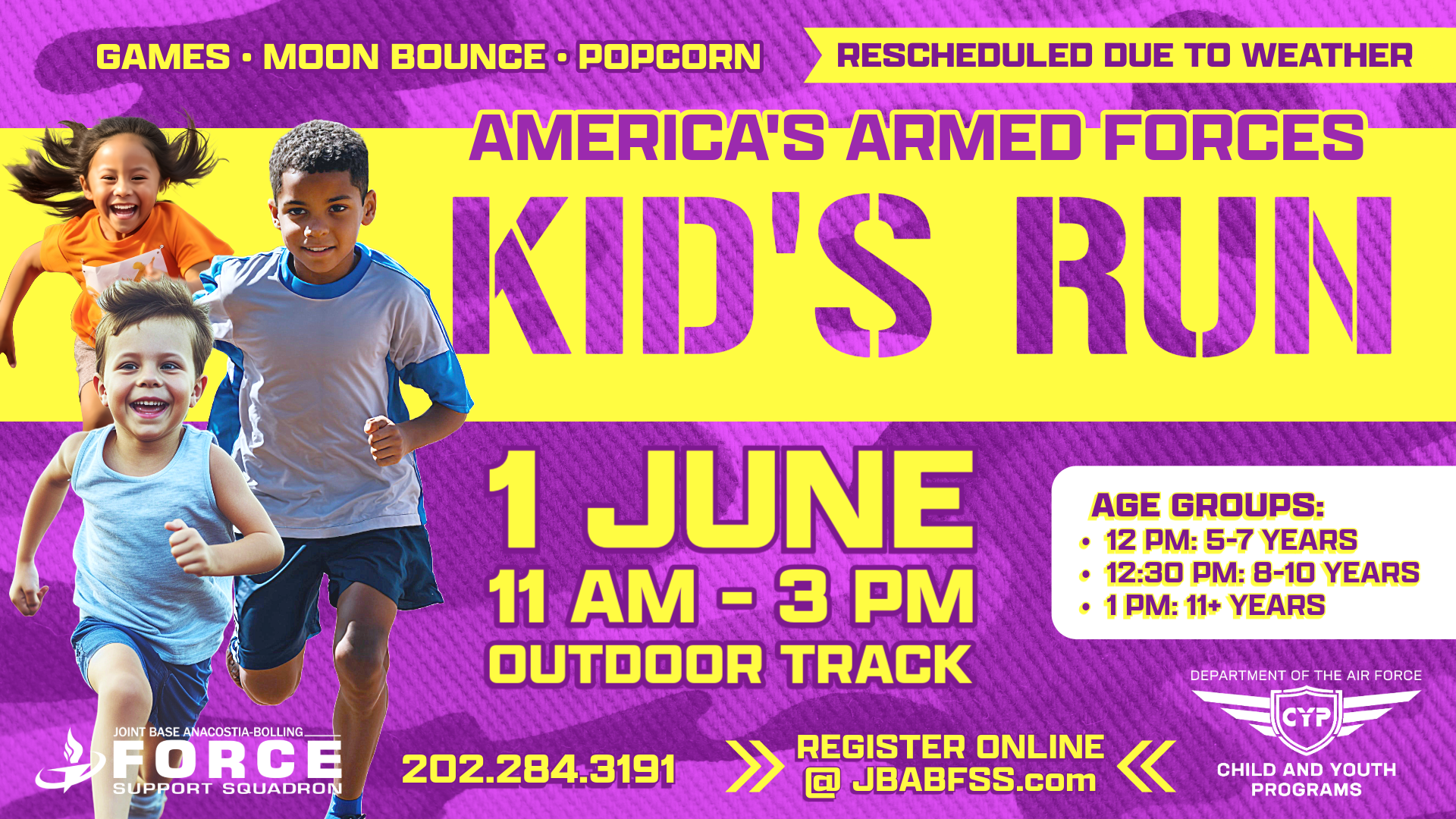 America’s Armed Forces Kids Run Registration for Ages 8-10