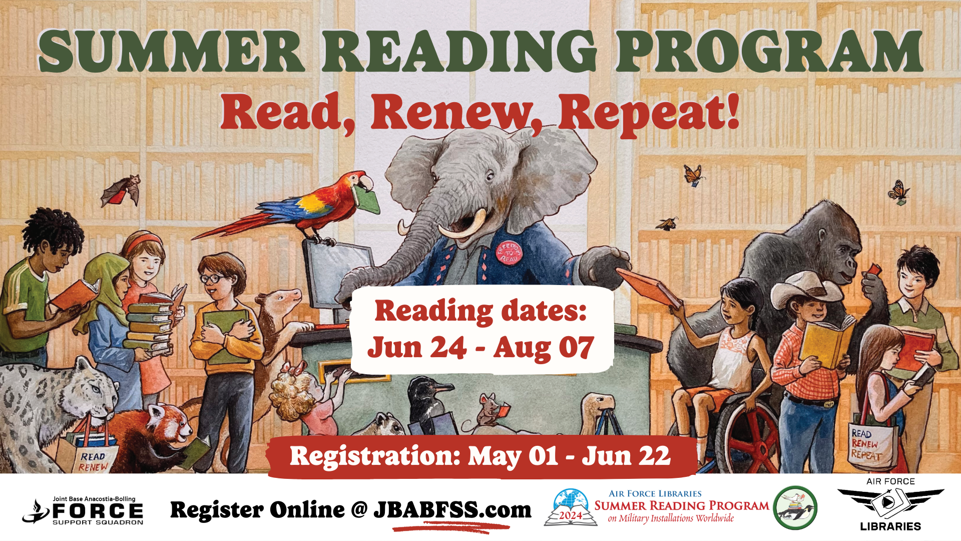 Read, Renew, Repeat! Summer Reading Registration